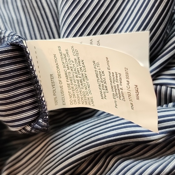 PGA Tour Black White Striped Polo Shirt Short Sleeve 100% Polyester Size XXL - Picture 7 of 7